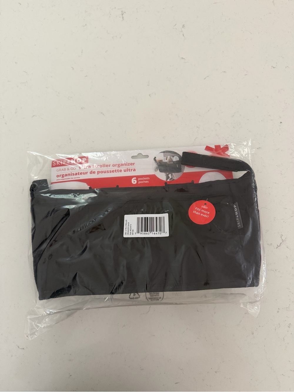 Skip Hop Black Stroller Organizer